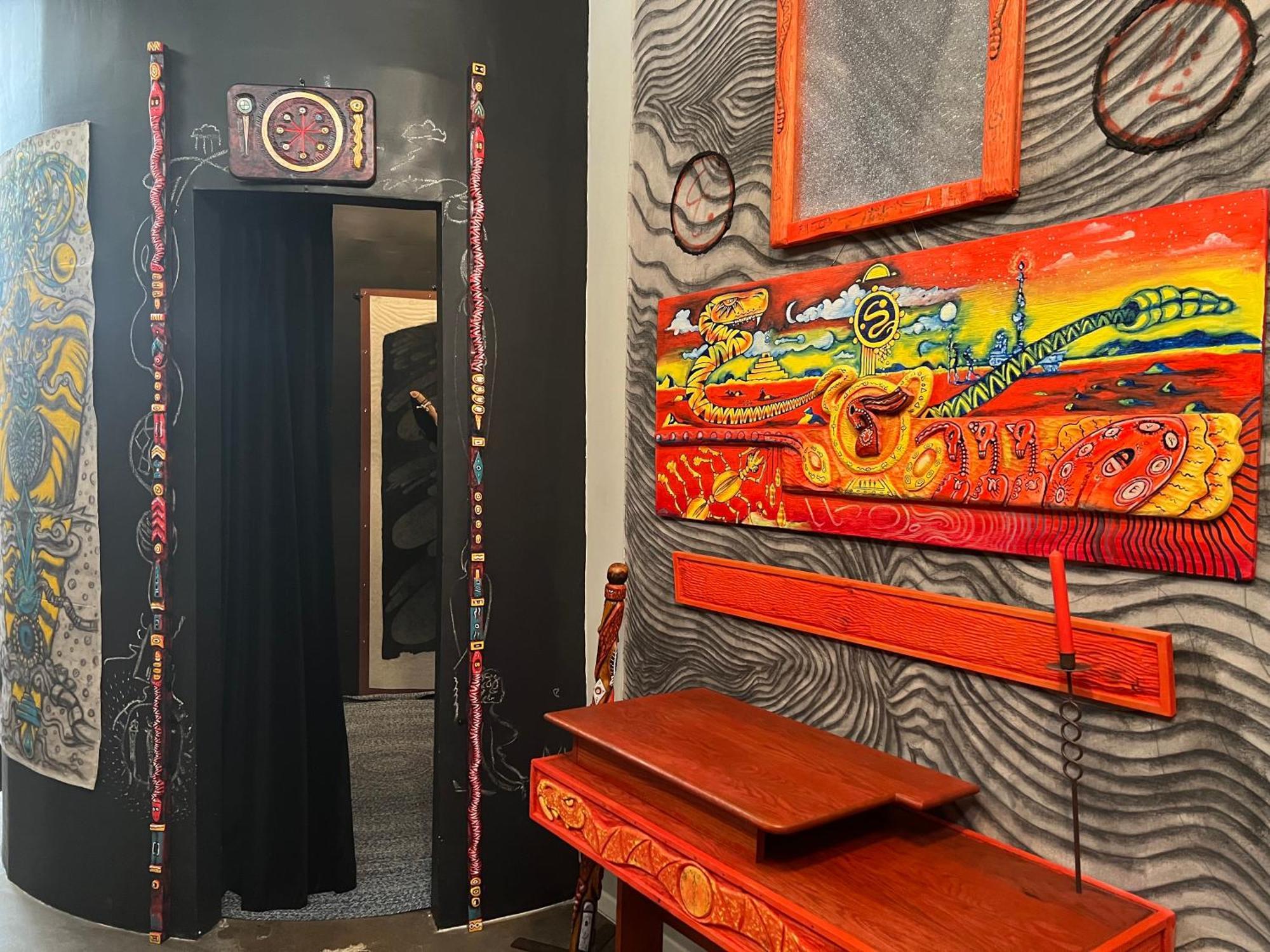 Space Castle: A 1950S Gas Station Transformed Into An Art Themed Wonderland Truth or Consequences Exterior photo